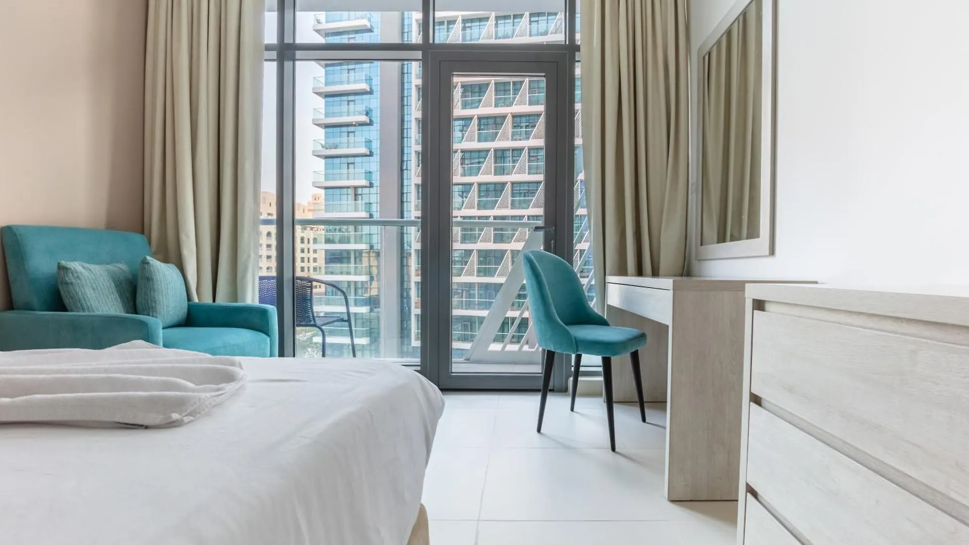 Modern Fully-Equipped Apartment In Seven Palm, Beach And Pool Access Dubaj Zjednoczone Emiraty Arabskie